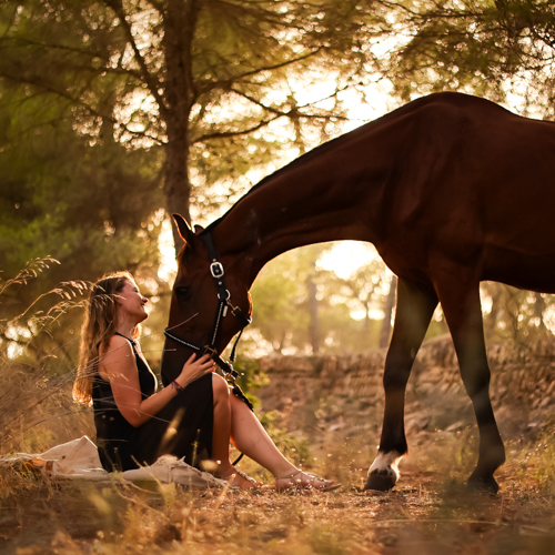 Romantikshooting Pferd Mallorca